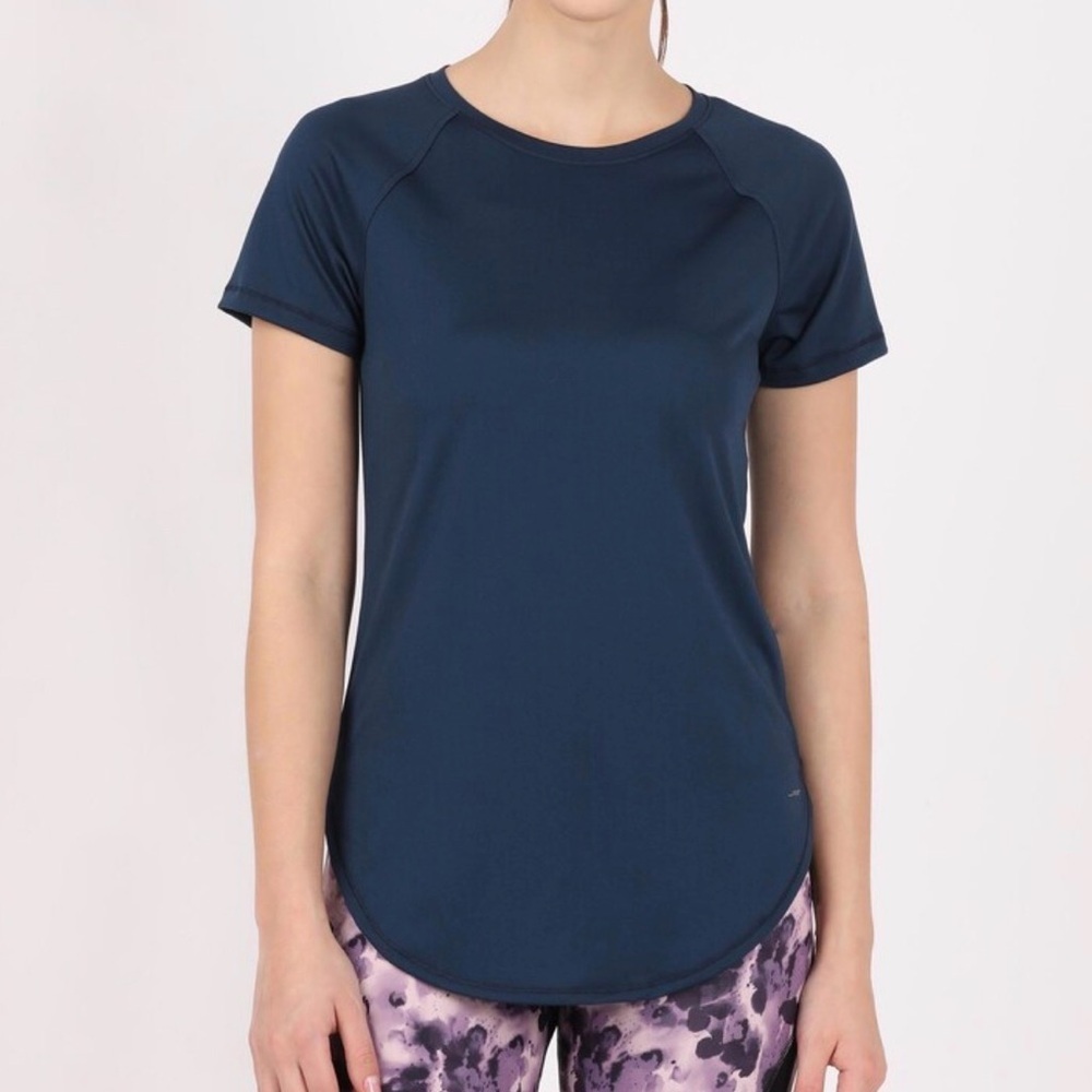 Athleta Vapor Semi Sheer Black Athletic Breathable Shirt Women XS Yoga Gym